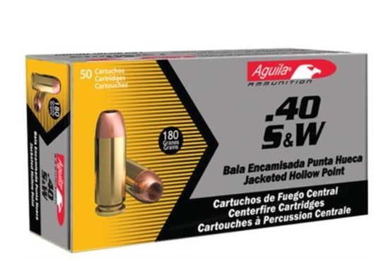 AGUILA 40SW 180GR FN JHP 50 - Win Repeating Arms Promotion